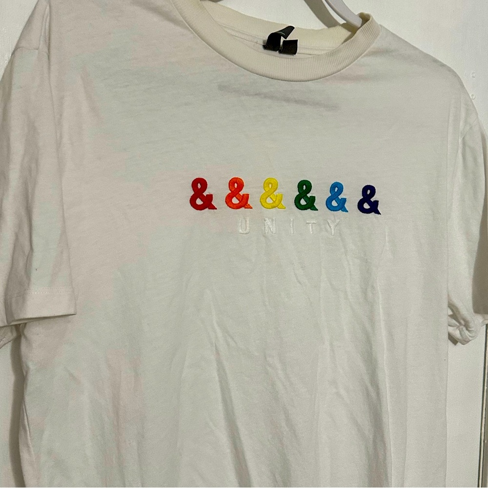 ASOS Medium white Pride “Unity” t-shirt